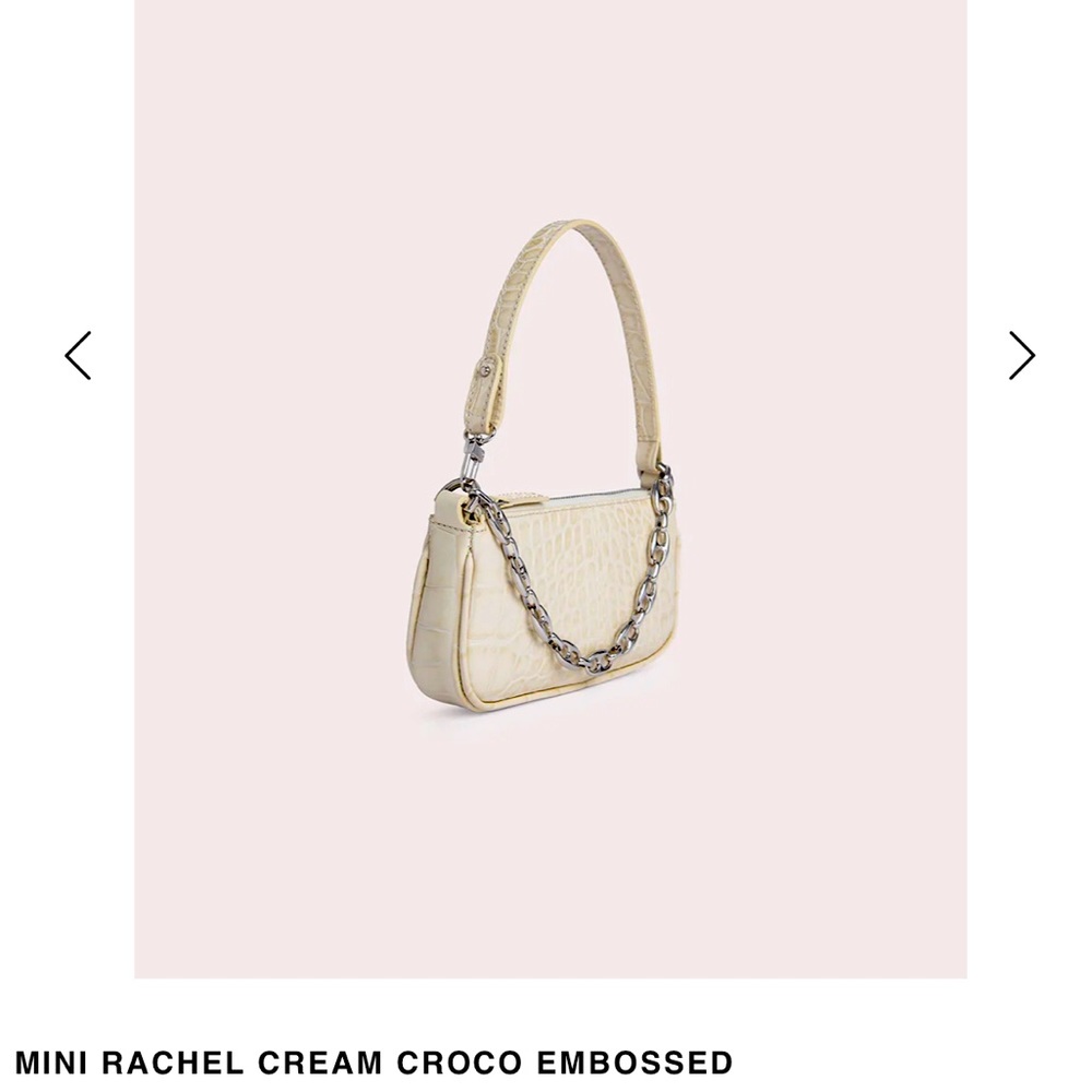 🔥🔥Stunning Lit By Far Mini Rachel bag in crocodile embossed leather
